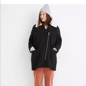 Madewell Eldridge Zip Coat in Insuluxe Fabric